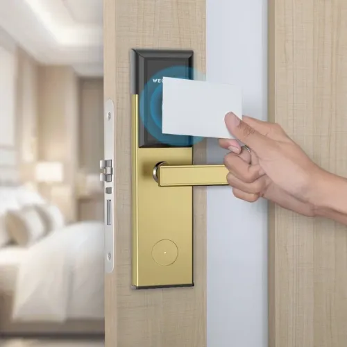 Электронный гостиничный онлайн-замок OZLocks HL-F02/WR/MF фото 2