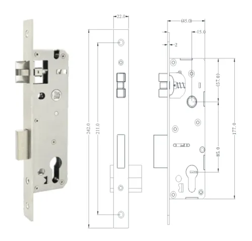 Электронный гостиничный замок OZLocks HL-F55/H/MF/P фото 2