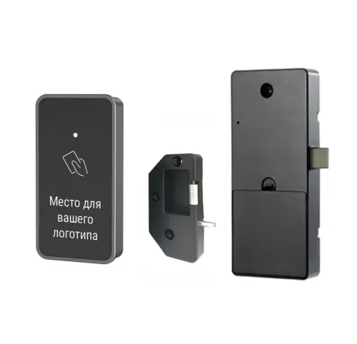 Мебельный электронный замок Ozlocks свободный выбор с инфотерминалом 13,56 MHz с антивандальным корпусом SL-F33/FS/MF/P фото 2