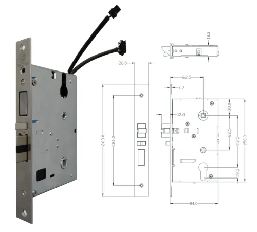 Электронный офисный замок Ozlocks HL-F32/A/MF фото 2